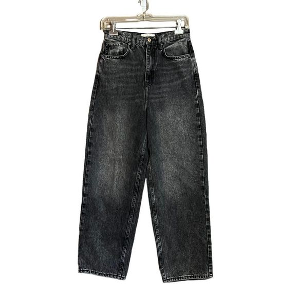 Free People Black High-Waisted Jeans - Picture 2 of 14